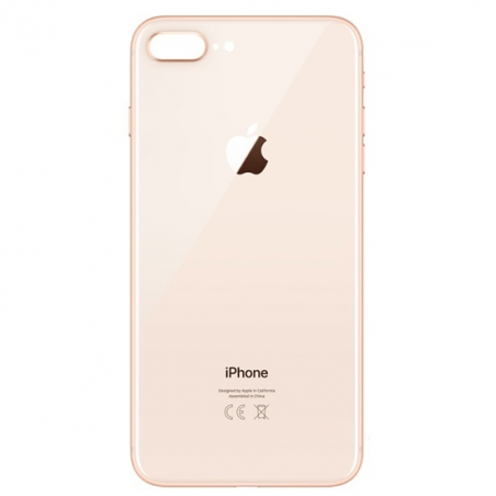 VITRE ARRIÈRE *** GRAND TROU *** IPHONE 8 PLUS GOLD