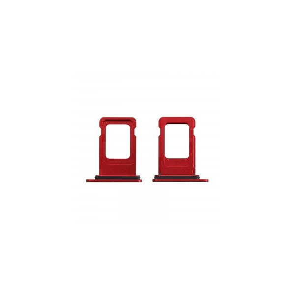 TIROIR SIM ROUGE IPHONE XR