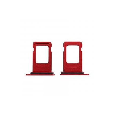 TIROIR SIM ROUGE IPHONE XR
