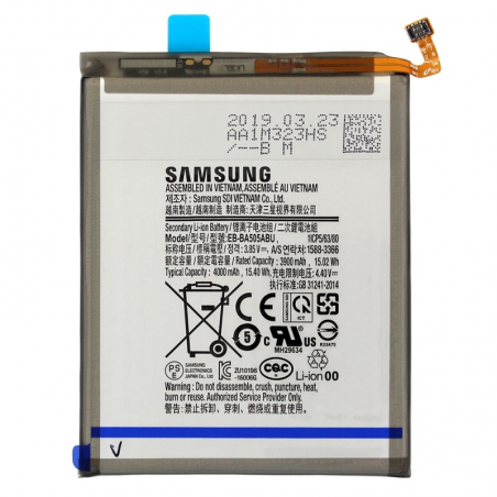 BATTERIE SAMSUNG A20 (A205F) / A30 (A305F) / A30S (A307) / A50 (A505F) / A50S (A507)