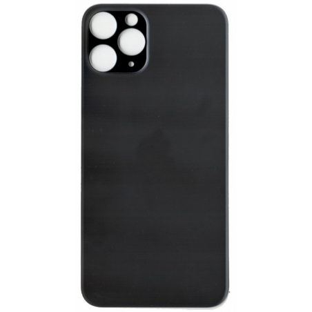 VITRE ARRIERE IPHONE 11 PRO NOIR ***GRAND TROU***