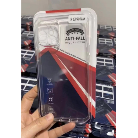 COQUE TRANSPARENTE IPHONE 12 PRO MAX AVEC PROTEGE CAMERA ARRIERE