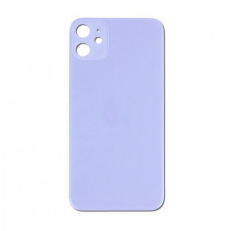 VITRE ARRIÈRE IPHONE 11 VIOLET *** GRAND TROU *** PREMIUM 1:1