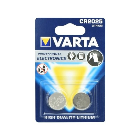 PILE LITHIUM 3V VARTA CR2025 X2