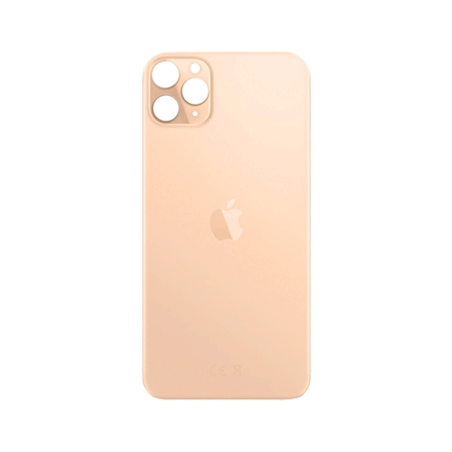 VITRE ARRIERE ***GRAND TROU*** IPHONE 11 PRO GOLD