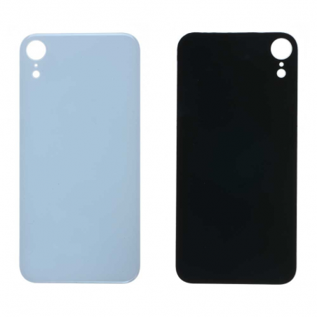 VITRE ARRIÈRE *GRAND TROU * IPHONE XR BLANC PREMIUM 1:1