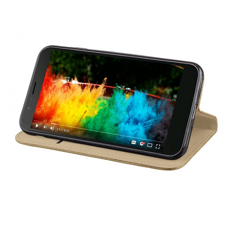 POCHETTE MAGNETIC CASE POUR SAMSUNG A71 5G GOLD