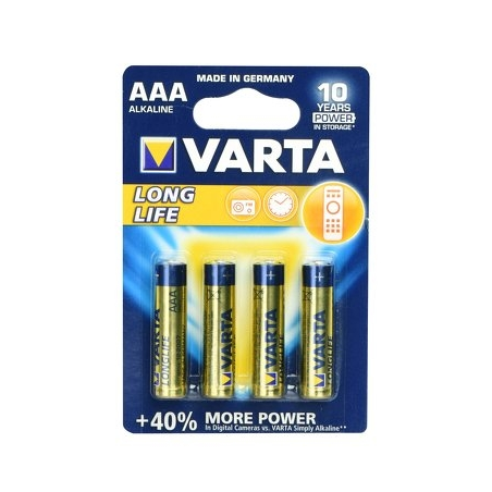 PILE VARTA R3 (AAA) LONGLIFE  X4