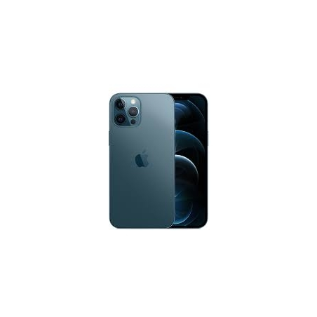 VITRE ARRIERE IPHONE 12 PRO BLEU *** GRAND TROU ***