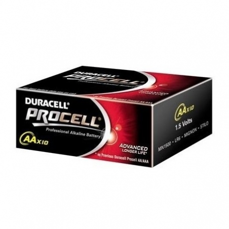 PILE DURACELL PROCELL ADVANCED 1.5 VOLTS LR6 AA X 10