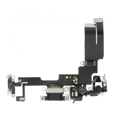 NAPPE CONNECTEUR DE CHARGE IPHONE 14 NOIR