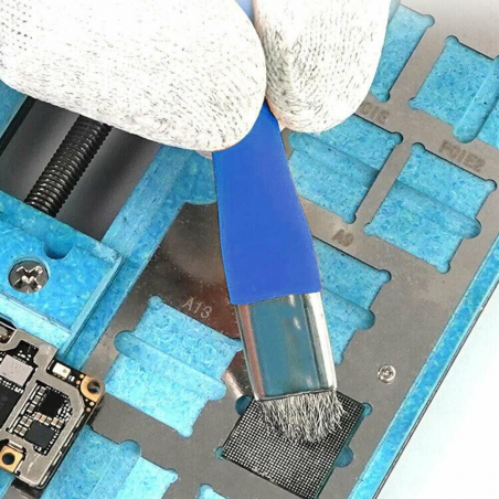 Brosse ESD à poils Méttalique pour nettoyage de cartes mères