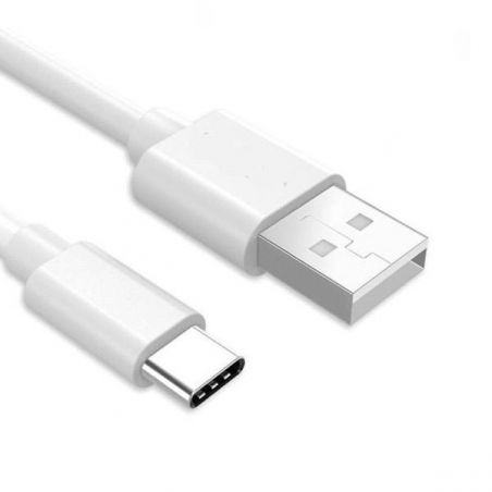 CABLE USB TYPE C COMPATIBLE BLANC 1M