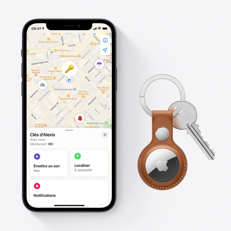 Tracker bluetooth Apple AirTag Pack de 1