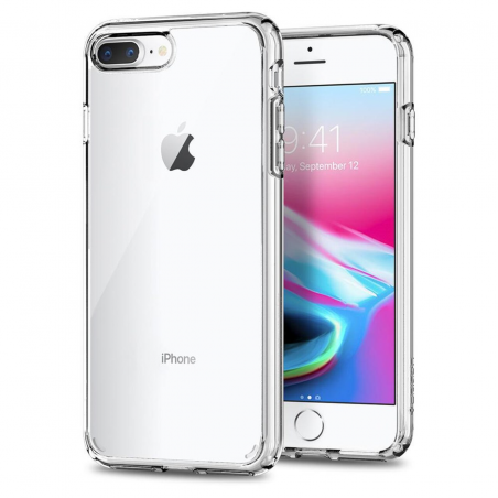 COQUE EN SILICONE TRANSPARENTE IPHONE 7P/8PLUS