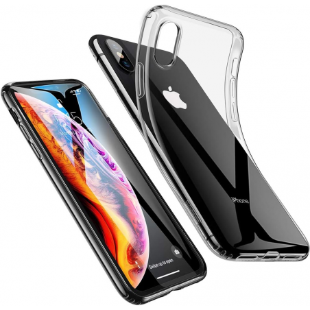 COQUE EN SILICONE TRANSPARENTE IPHONE XS MAX