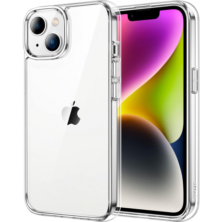 COQUE EN SILICONE TRANSPARENTE IPHONE 14 PLUS