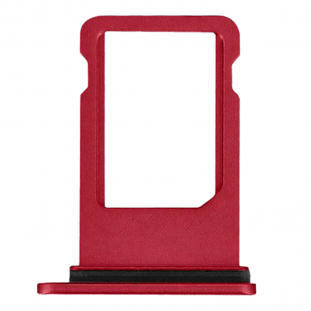 TIROIR SIM  IPHONE 8G / SE 2020 ROUGE
