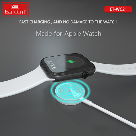 EARLDOM WIRELESS CHARGER APPLE WATCH BLANC