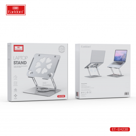 EARLDOM SUPPORT LAPTOP ET-EH238 SILVER