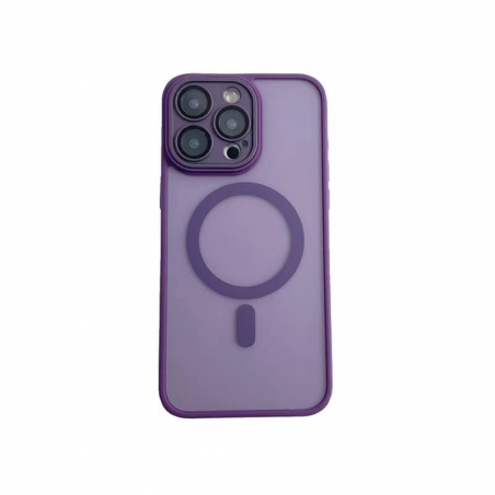 COQUE MAGSAFE IPHONE 14 + PROTECTION DE CAMERA VIOLET