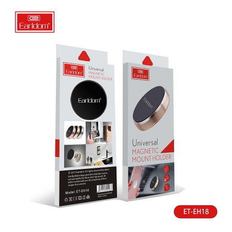 SUPPORT VOITURE MAGNETIQUE EARLDOM ET-EH18 NOIR