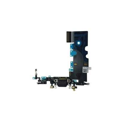 CONNECTEUR DE CHARGE IPHONE 8 NOIR