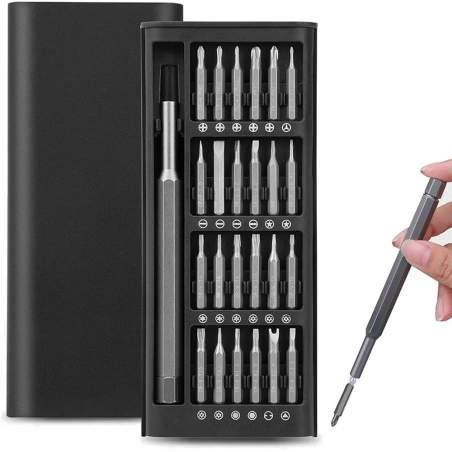 Kit Tournevis 24 en 1 aimanté