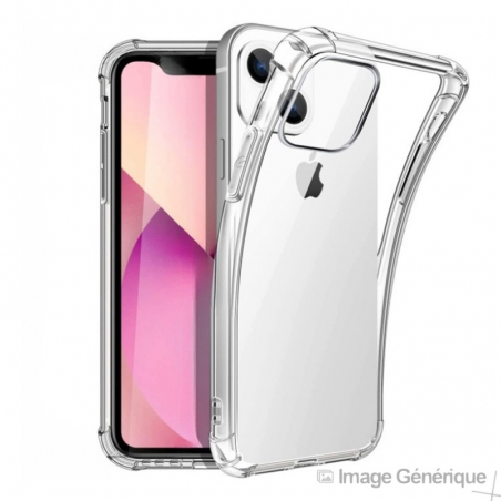 COQUE EN SILICONE TRANSPARENT IPHONE 16 PRO MAX