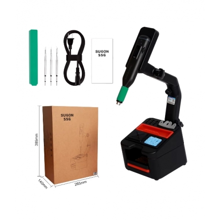 SUGON-Kit de fer à souder sans fil magnétique, station de soudage portables, 55G, C115 C210