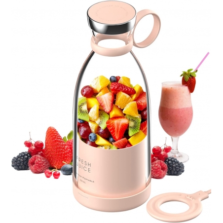 BLENDER FRESH FRUIT SANS FIL ROSE
