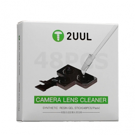 Bâton de Gel en résine synthétique 2UUL CL21, pour le nettoyage des objectifs d'appareil photo, 48 pièces/boîte