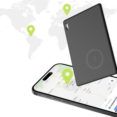 Mangotek SlimTag Pro TRAKEUR GPS (Apple Find My, MFi Certified) - Black
