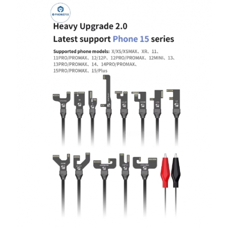 MECHANIC Power Pro Max 2.0 Câble de test d'alimentation Ligne de démarrage mobile pour iPhone X-15 PM Réparation