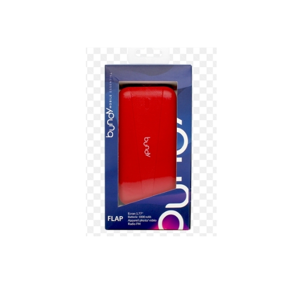 FLIP PHONE BUNDY FLAP 4 ROUGE