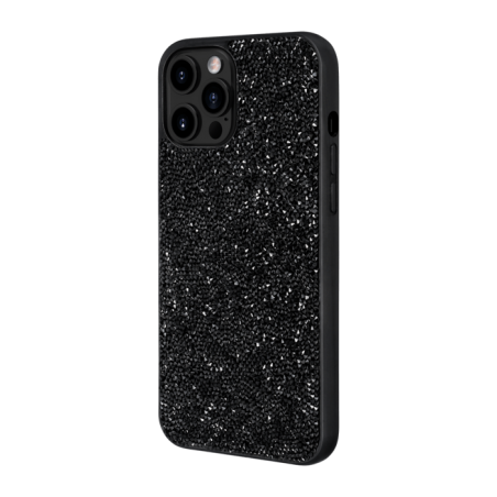 Coque à Strass En TPU souple iPhone 16 Pro Max Noir