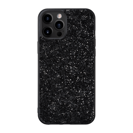 Coque à Strass En TPU souple iPhone 16 Pro Max Noir