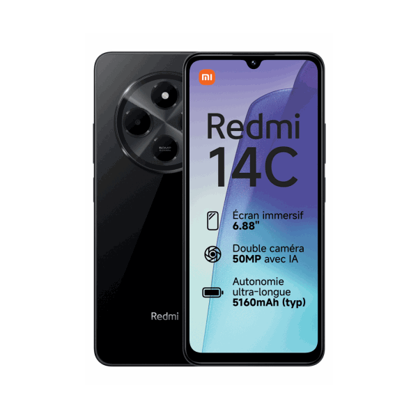 REDMI 14C 8/256 GO Noir EU