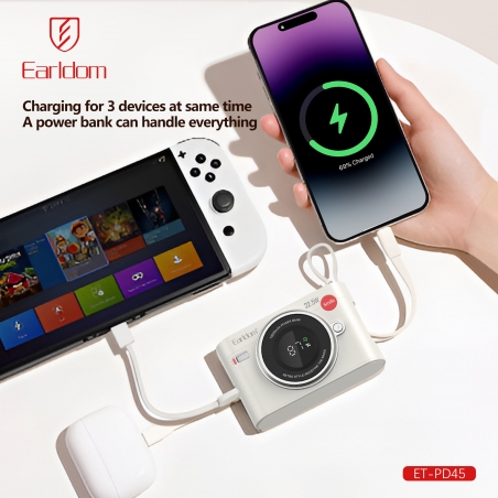 EARLDOM Power bank 10 000mah 22.5w