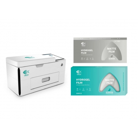 FILM HYDROGEL MATTE POUR MACHINE DE DECOUPE AVEC POSE AUTOMATIQUE RUYU (50 PCS)