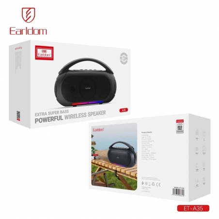 EARLDOM Enceinte Bluetooth RGB
