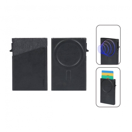 PORTE CARTES MAGSAFE (CARTES EJECTABLE) ZHUSE GRIS