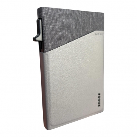 PORTE CARTES MAGSAFE (CARTES EJECTABLE) ZHUSE GRIS