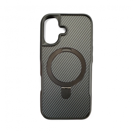 COQUE IPHONE 17 MAGSAFE CARBONE NOIR