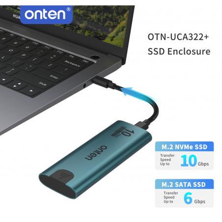 BOITIER SSD NVME TYPE-C ONTEN UCA322+