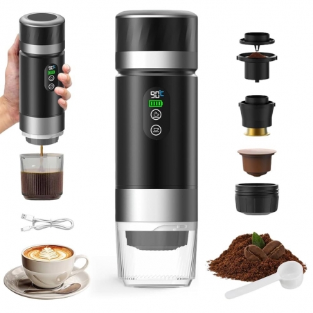 MACHINE A CAFE PORTABLE (BATTERIE AMOVIBLE)