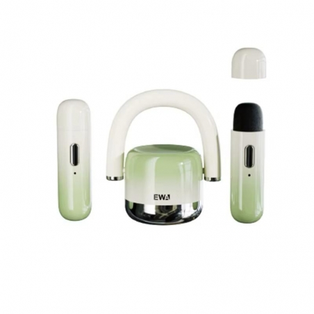EWA GREEN/BEIGE MINI KARAOKE ENCEINTE BLUETOOTH