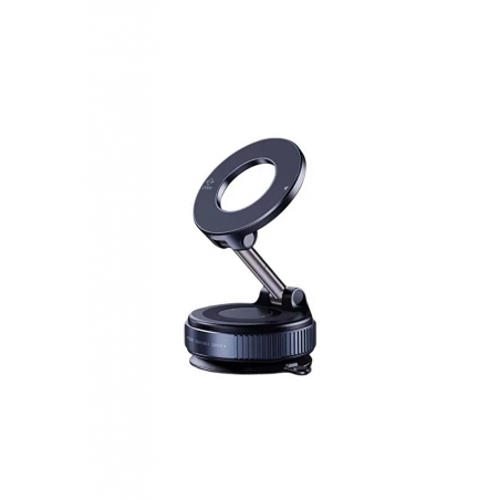 SUPPORT MAGNETIQUE K007 BLACK AVEC VENTOUSE COMPATIBLE MAGSAFE ROTATION 360° ALUMINIUM