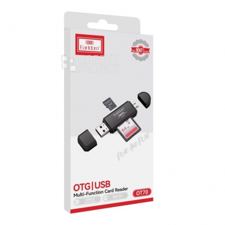 LECTEUR DE CARTES USB 2.0 MULTI-FONCTIONS SD/TF EARLDOM