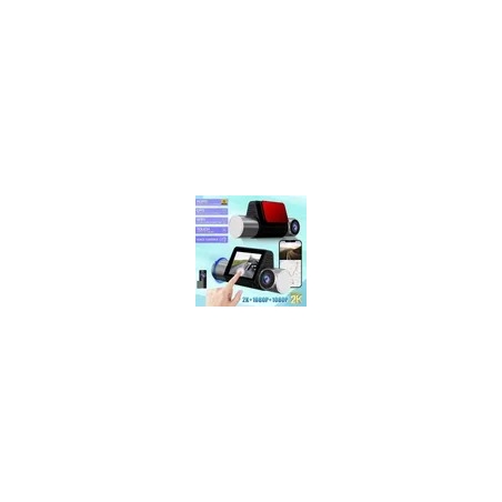 DASH CAM  WIFI 4K ULTRA HD TREE LENS RECORDER